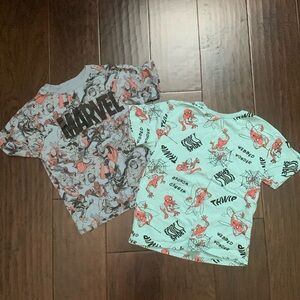 Lot of 2 Marvel Tshirts! Boys Medium